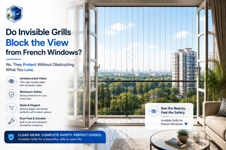 Do Invisible Grills Block the View from French Windows? 